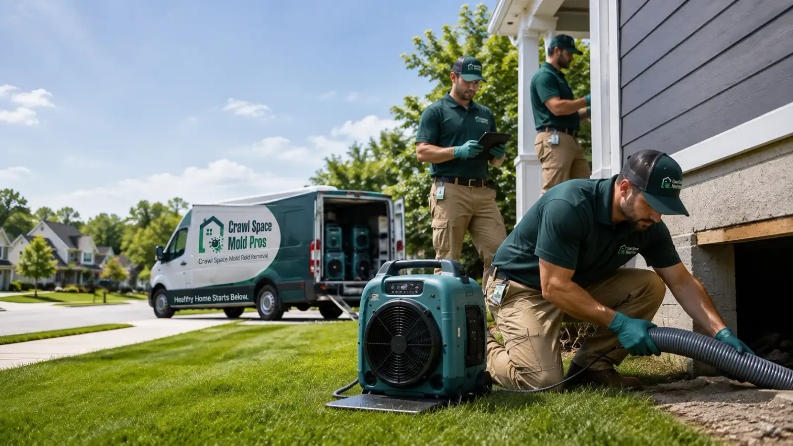 Crawl Space Mold Removal in Karlsruhe, ND